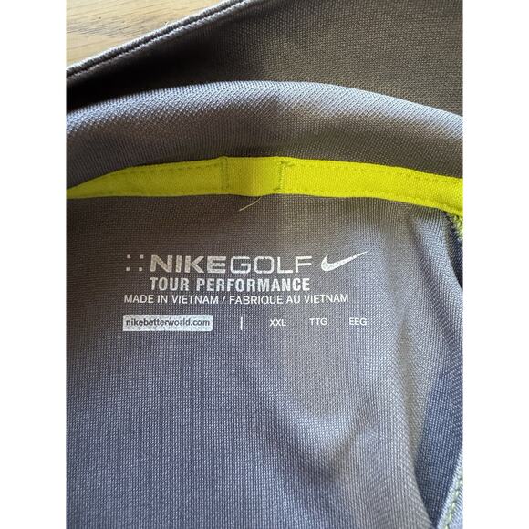 Nike Golf Tour Performance Mens Short Sleeve Polo Shirt Size XXL Stretch Preppy - Picture 3 of 10